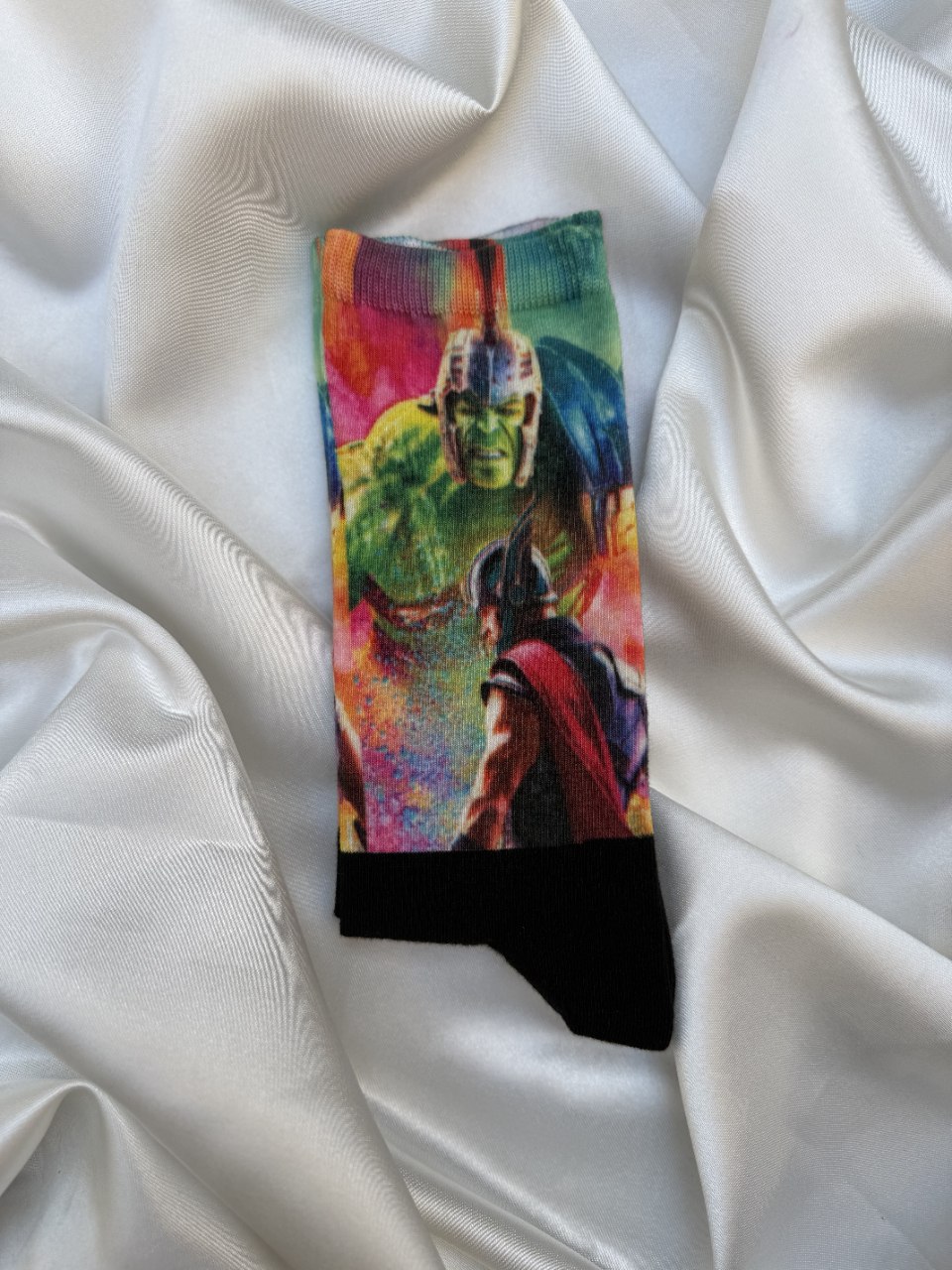 جوراب طرح دار ساق بلند هالک