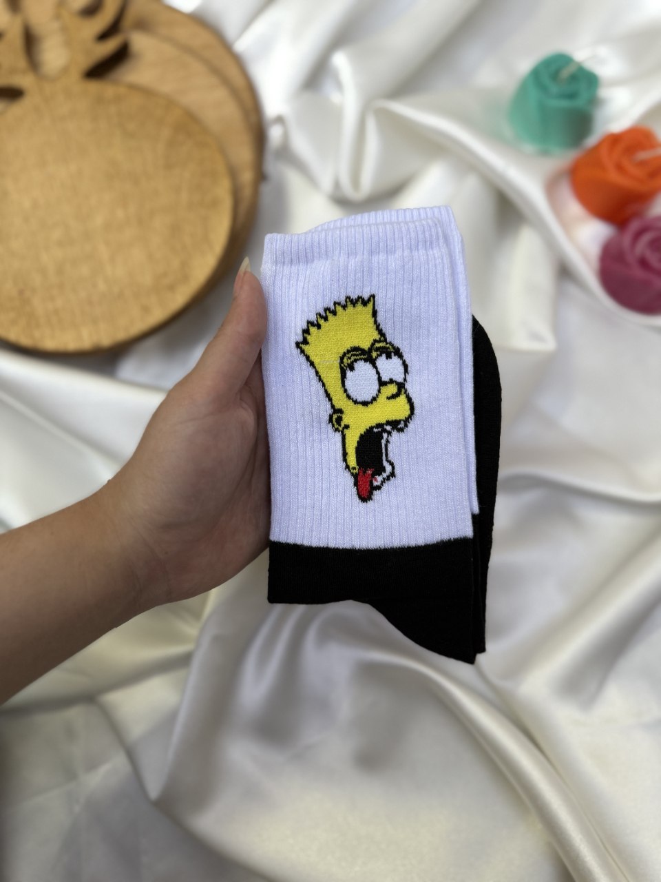 جوراب طرح دار ساق بلند سیمپسون